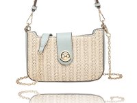 Small messenger/clutch with metal chain strap