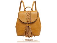Small Backpack with tassel and flap