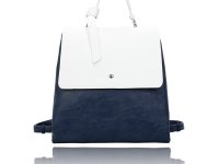 Back/pack with a flap in contrasting color