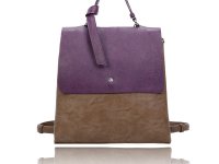 Back/pack with a flap in contrasting color